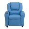 Emma and Oliver Contemporary Kids Recliner with Cup Holder and Headrest